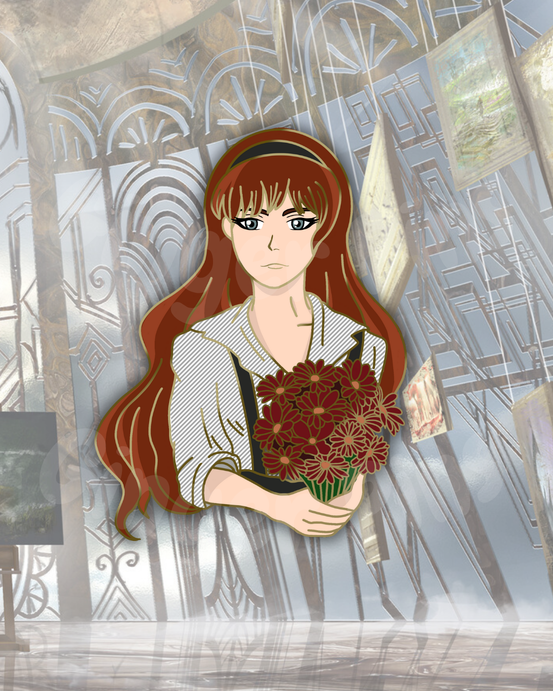 PO: Hidden Paintress Enamel Pin