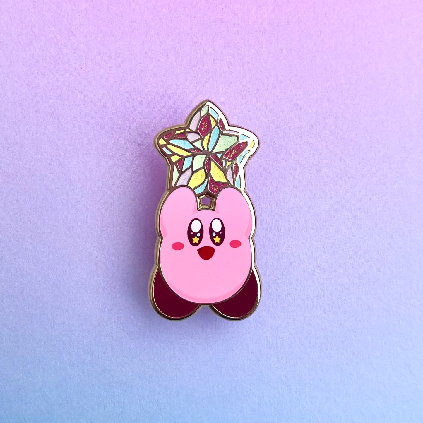 July 2024 Rare Star Kirby Enamel Pin