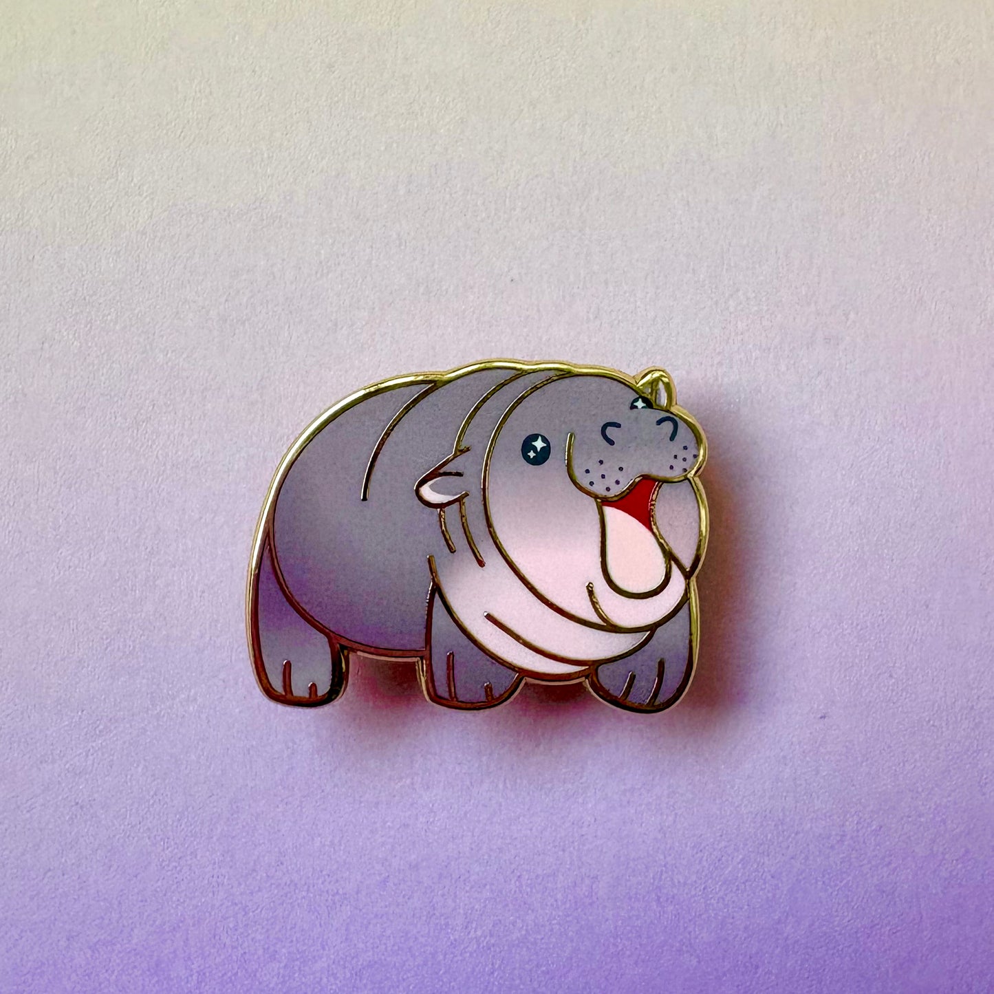 November 2024 Moodeng Enamel Pin