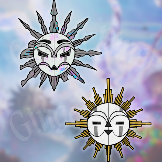 PO Esquie and Osquio Enamel Pin