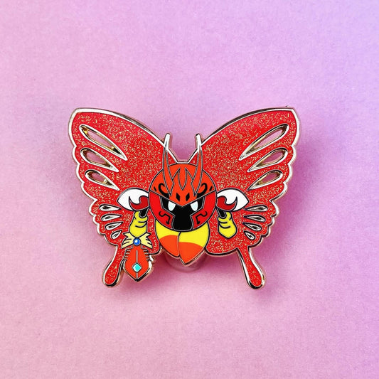 Butterfly Knight Enamel Pin