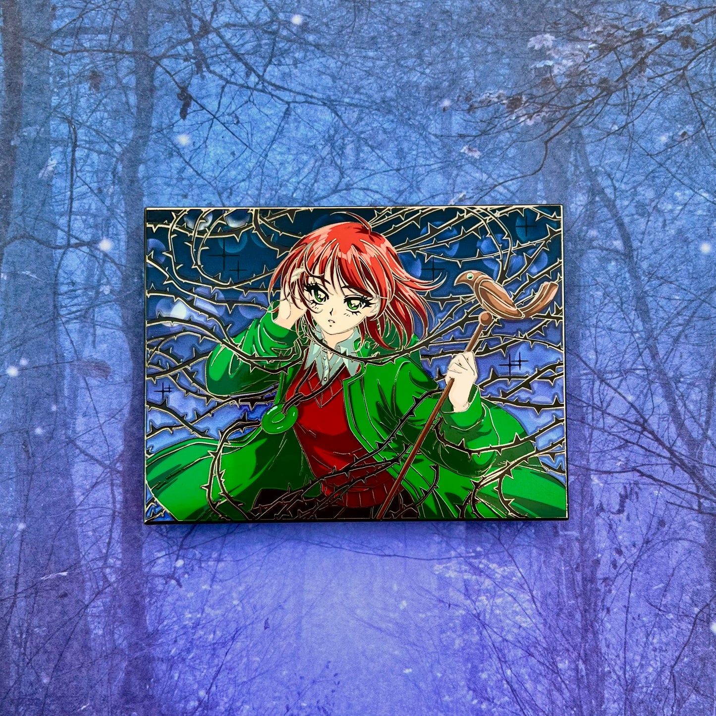 Gloomy's Chise Panel Hard Enamel Pin