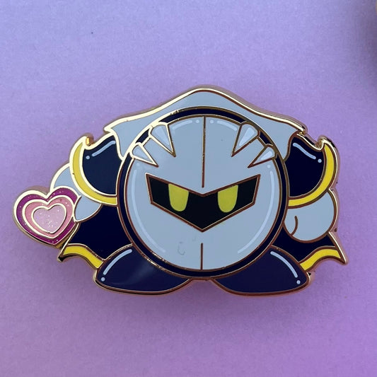 Meta Knight Heart Friend Enamel Pin