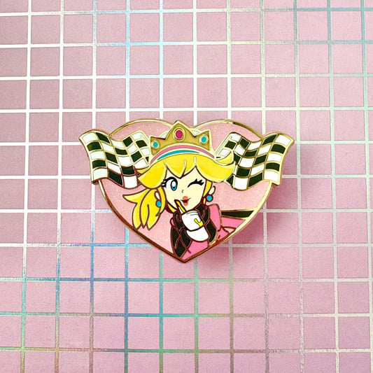 August 2025 Princess Kart Enamel Pin