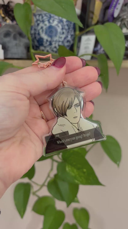 Bingo Acrylic Keychain